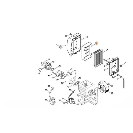 STIHL  Filtr wstępnego oczyszczania 4203 120 1500